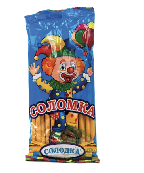 Фасована соломка Посмішка солодка 40г